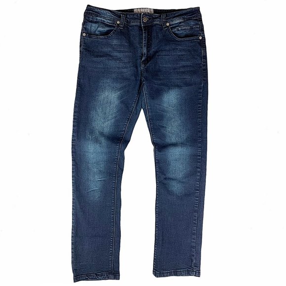 Raw denim jeans picture